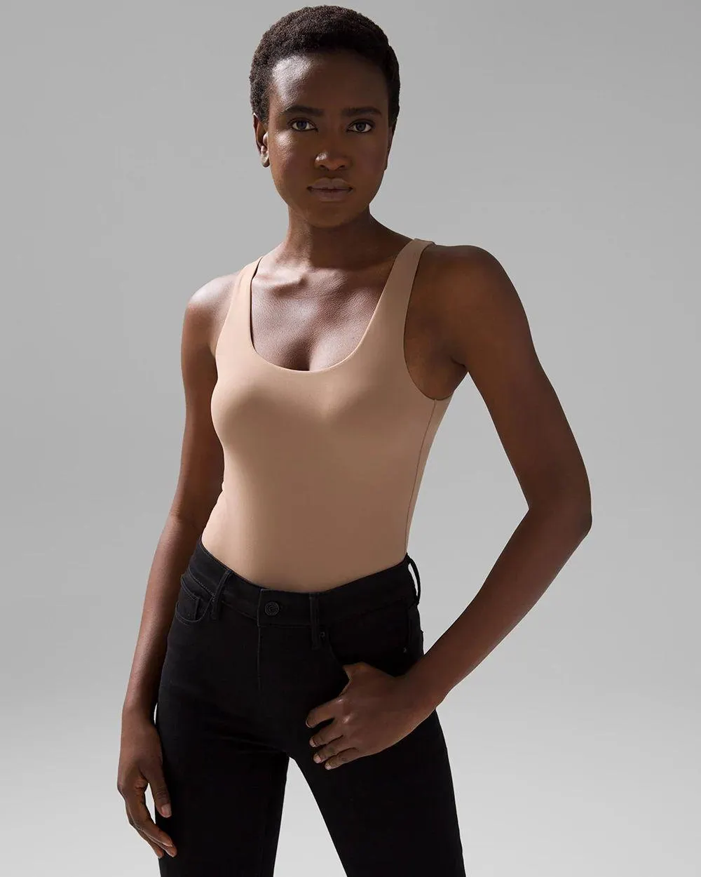 WHBM FORME ™ All Ways Stretch Dual Neck Tank