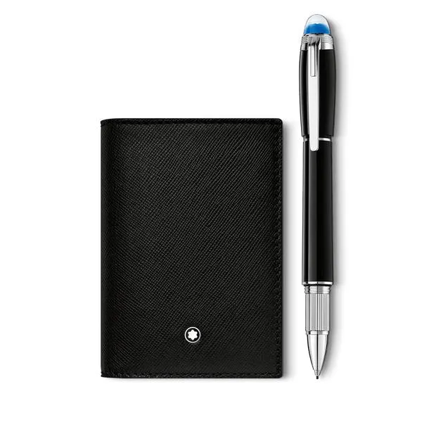 Set con tarjetero Sartorial y Fineliner