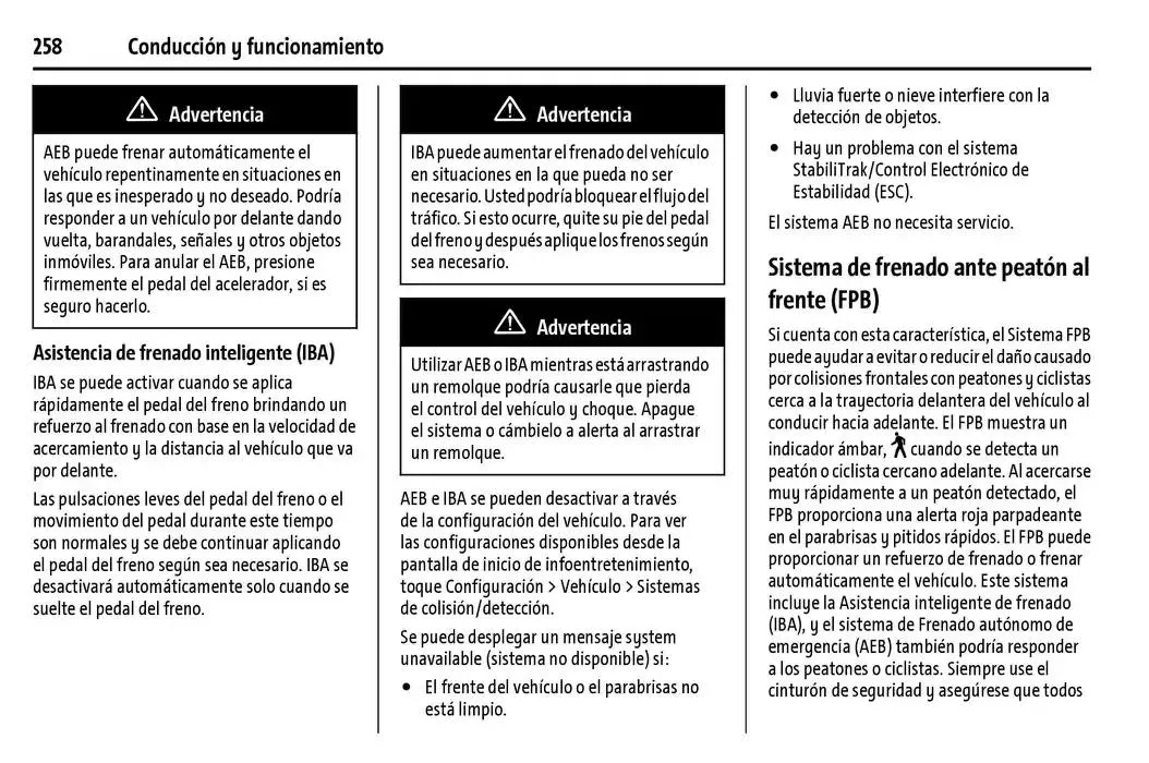 Catálogo de Chevrolet Corvette Stingray Manual del propietario 22 de enero al 31 de diciembre 2025 - Pagina 259