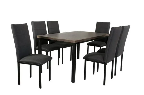 Antecomedor Tubular Ivette 6 Sillas