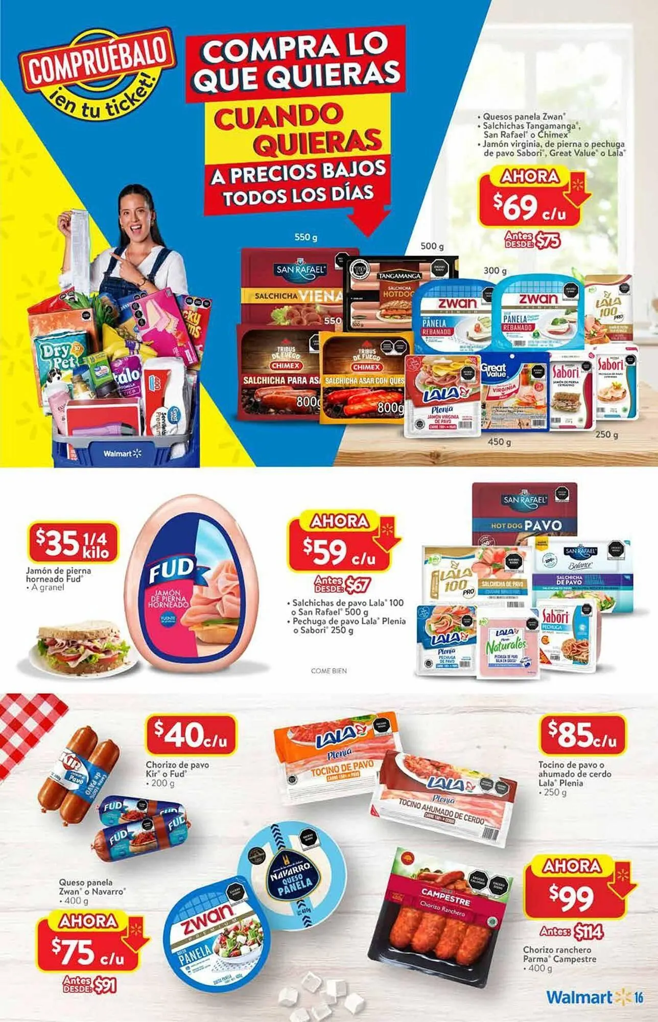 Catálogo de Catálogo Walmart 3 de julio al 23 de julio 2025 - Pagina 16
