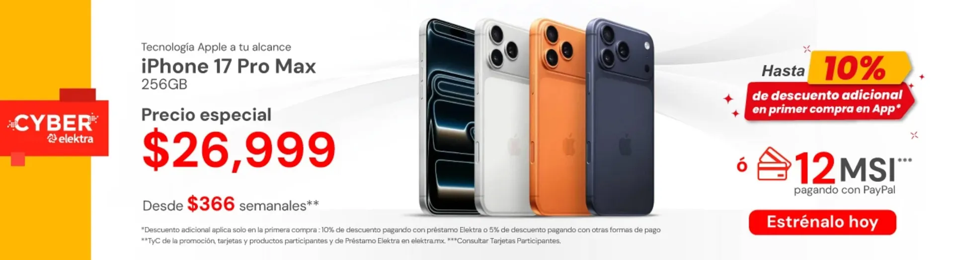 Catálogo de Catálogo Elektra 27 de noviembre al 30 de noviembre 2025 - Pagina 1