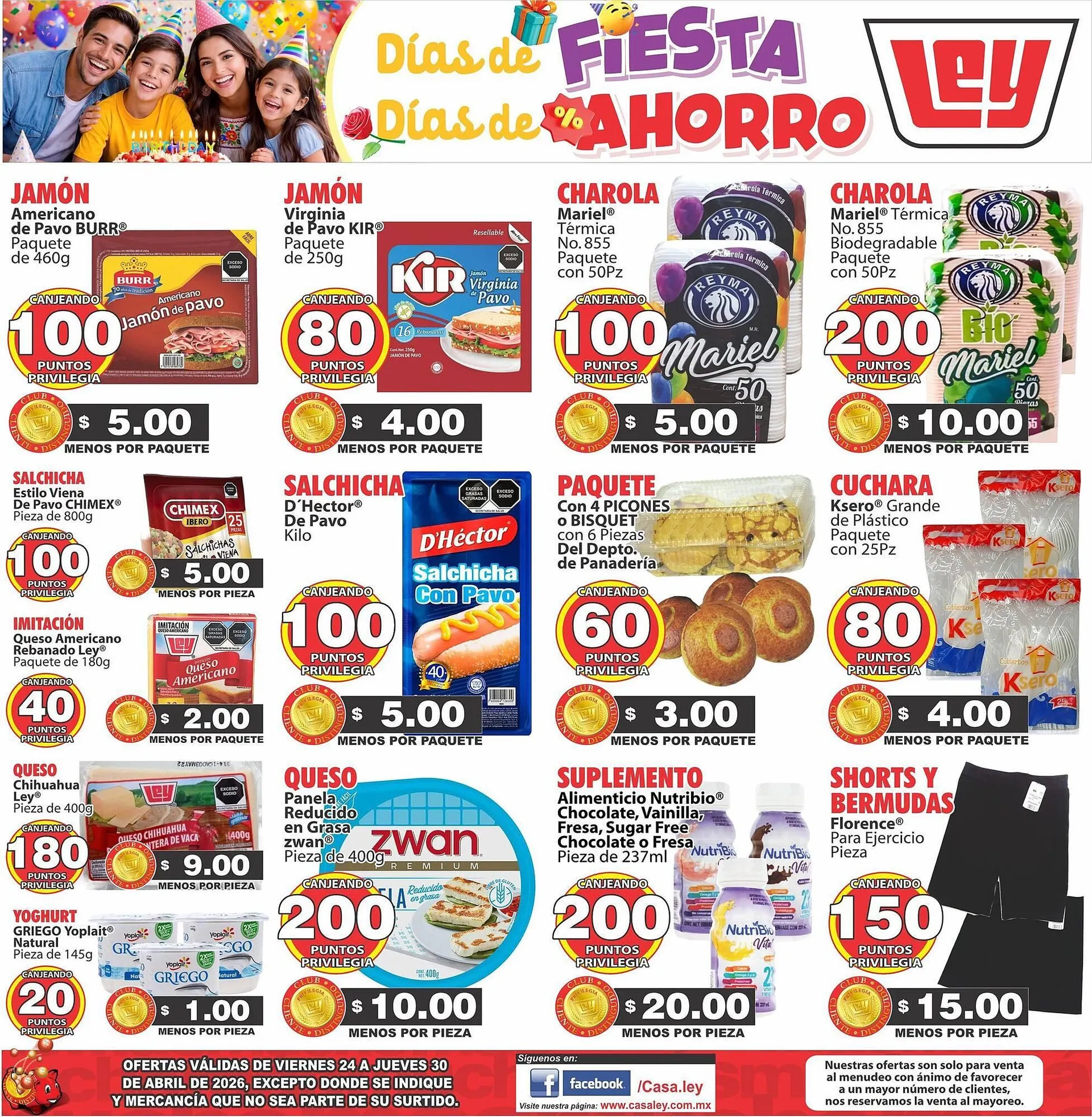 Catálogo de Folleto Casa Ley 24 de abril al 30 de abril 2026 - Pagina 2