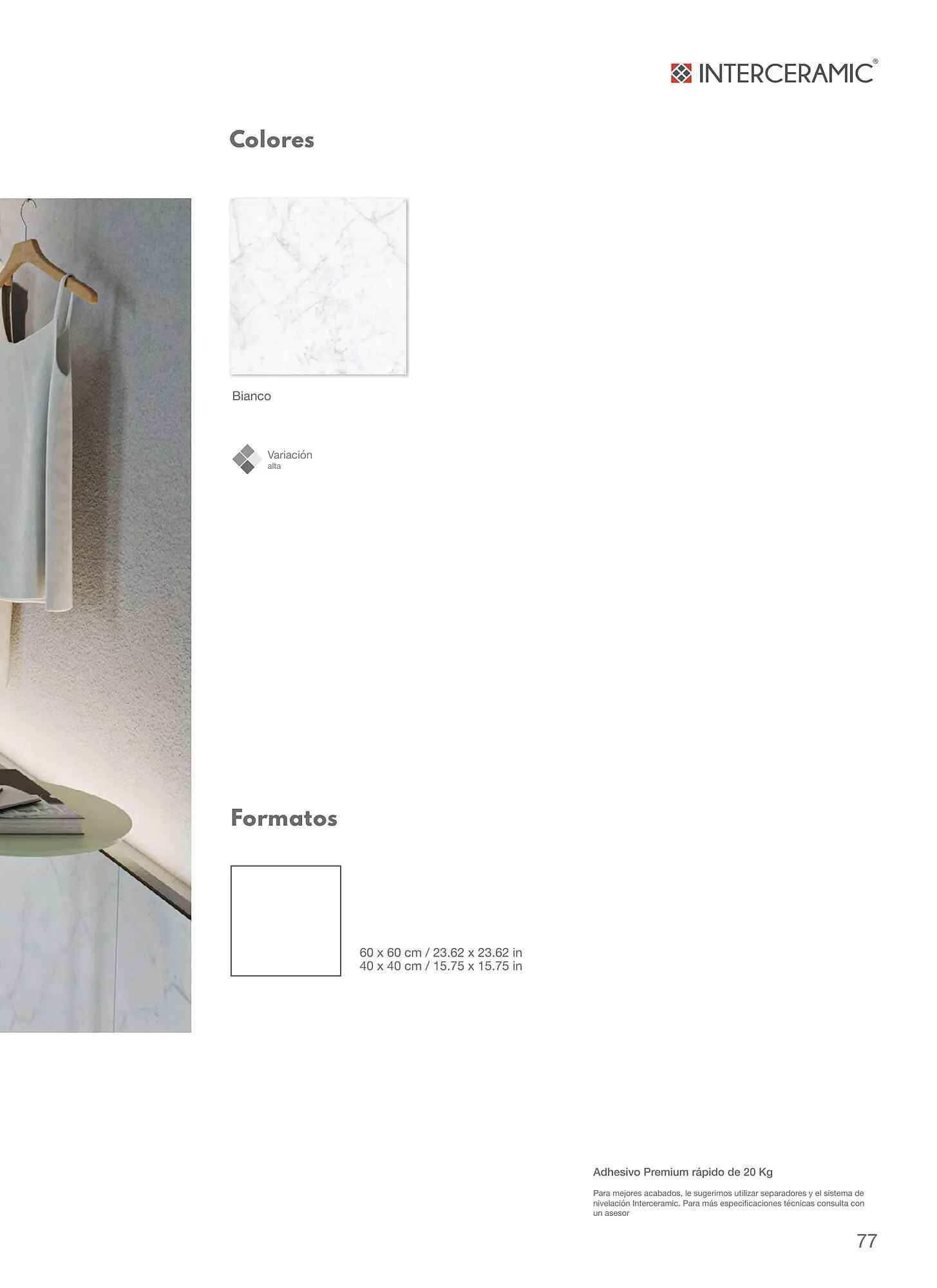 Catálogo de Catálogo Interceramic 12 de marzo al 31 de diciembre 2024 - Pagina 77