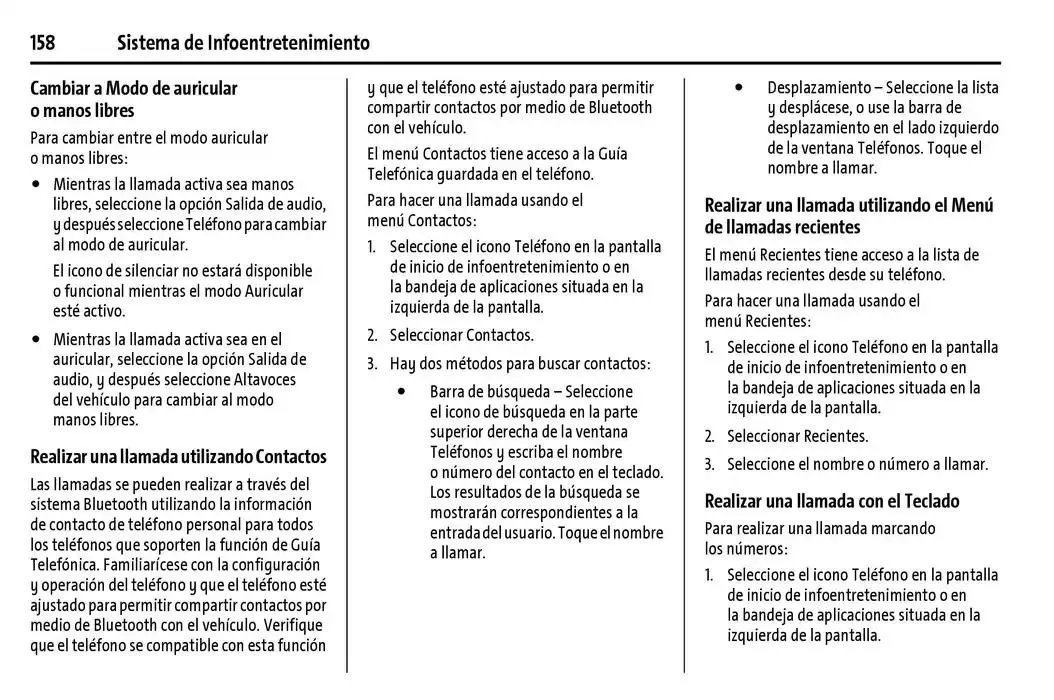 Catálogo de Chevrolet Corvette Stingray Manual del propietario 22 de enero al 31 de diciembre 2025 - Pagina 159
