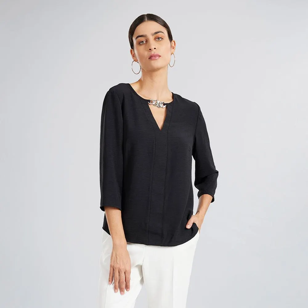 Blusa Cadena En Escote