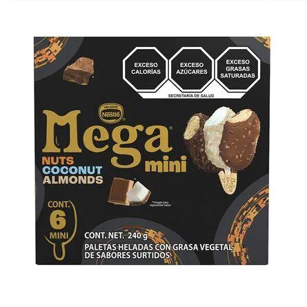 Paleta Mega Mix 4 Piezas Nestlé