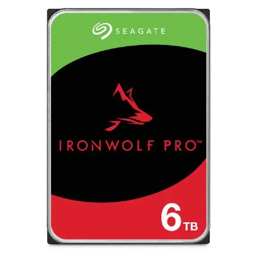 Disco Duro Para Nas Seagate Ironwolf Pro 6Tb 3.5" 7200Rpm Sata Iii 6 Gbit/S St6000Nt001