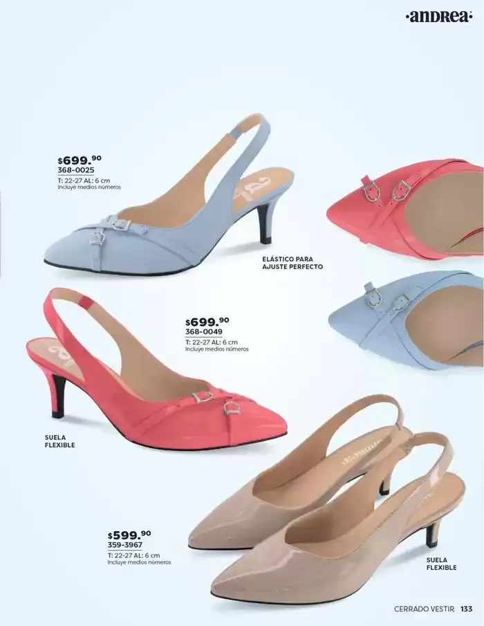 Catálogo de ANDREA | CALZADO DAMA 26 de enero al 24 de mayo 2025 - Pagina 133