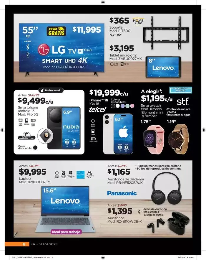 Catálogo de Llevarte más cuesta menos 8 de enero al 31 de enero 2025 - Pagina 6