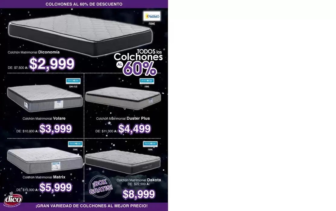 Catálogo de Muebles Dico Salas Y Colchones Al 60 Centro 2025 4 de abril al 30 de abril 2025 - Pagina 14