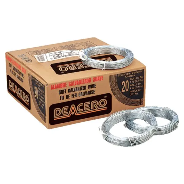 Alambre suave galvanizado calibre 16 1 KG Deacero