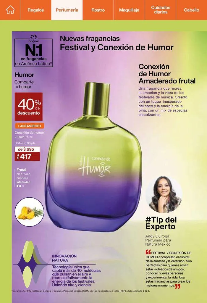 Catálogo de Revista Natura Ciclo 13 2024 30 de julio al 31 de agosto 2024 - Pagina 17