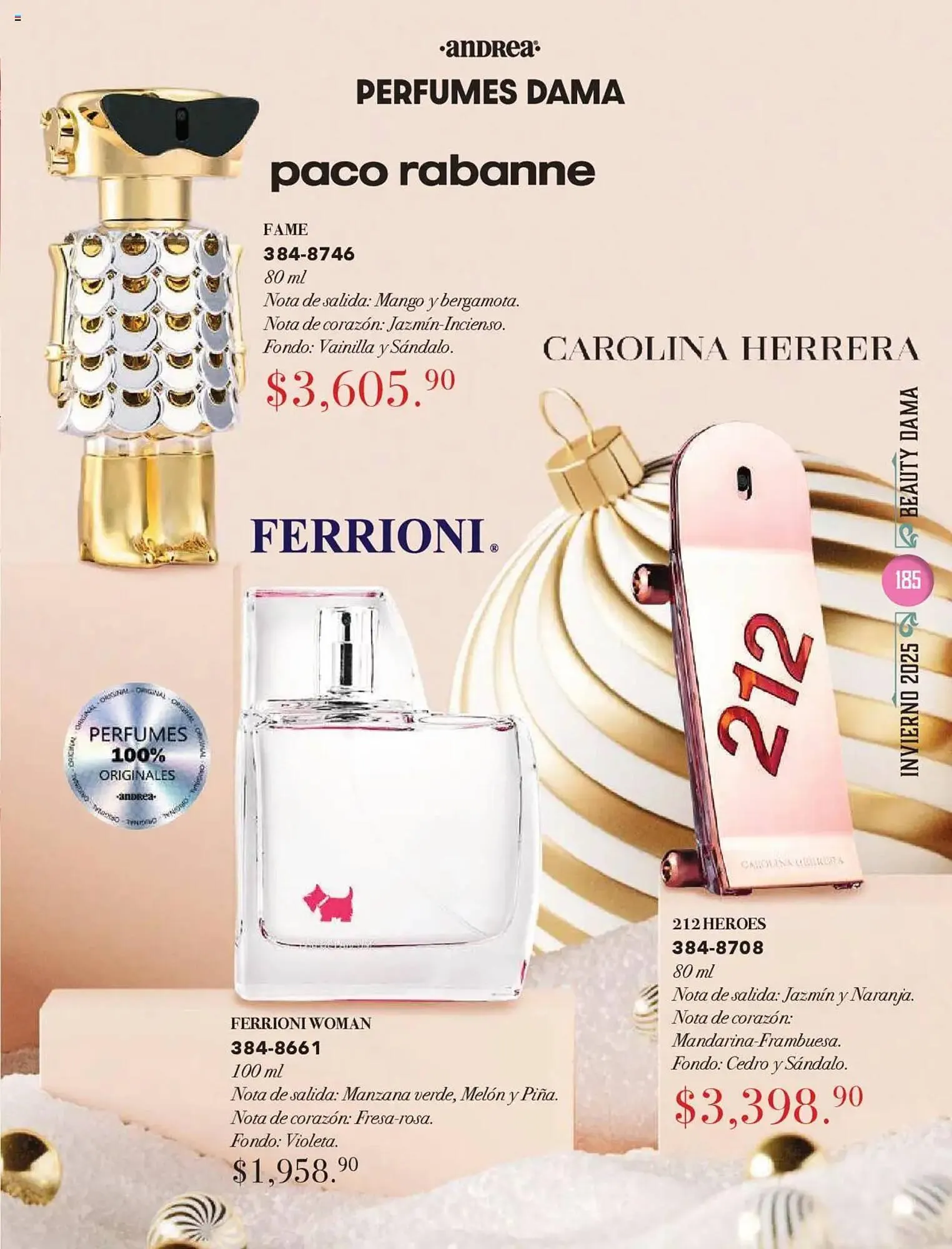 Catálogo de Catálogo Andrea 13 de octubre al 25 de enero 2026 - Pagina 185