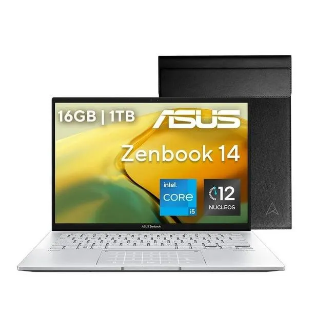 Laptop Asus Zenbook UX3402VA-KP554W Ci5 16GB 1TB Plateado