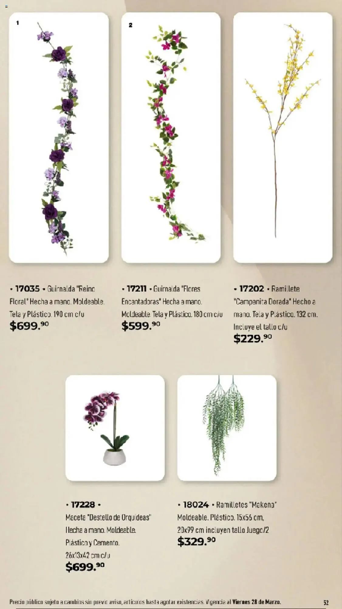 Catálogo de Catálogo Home Interiors 8 de marzo al 28 de marzo 2025 - Pagina 52