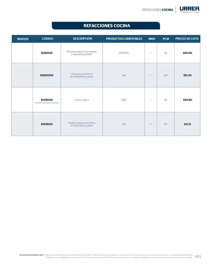 Catálogo de Catálogo Residencial 2025 28 de febrero al 28 de febrero 2026 - Pagina 271