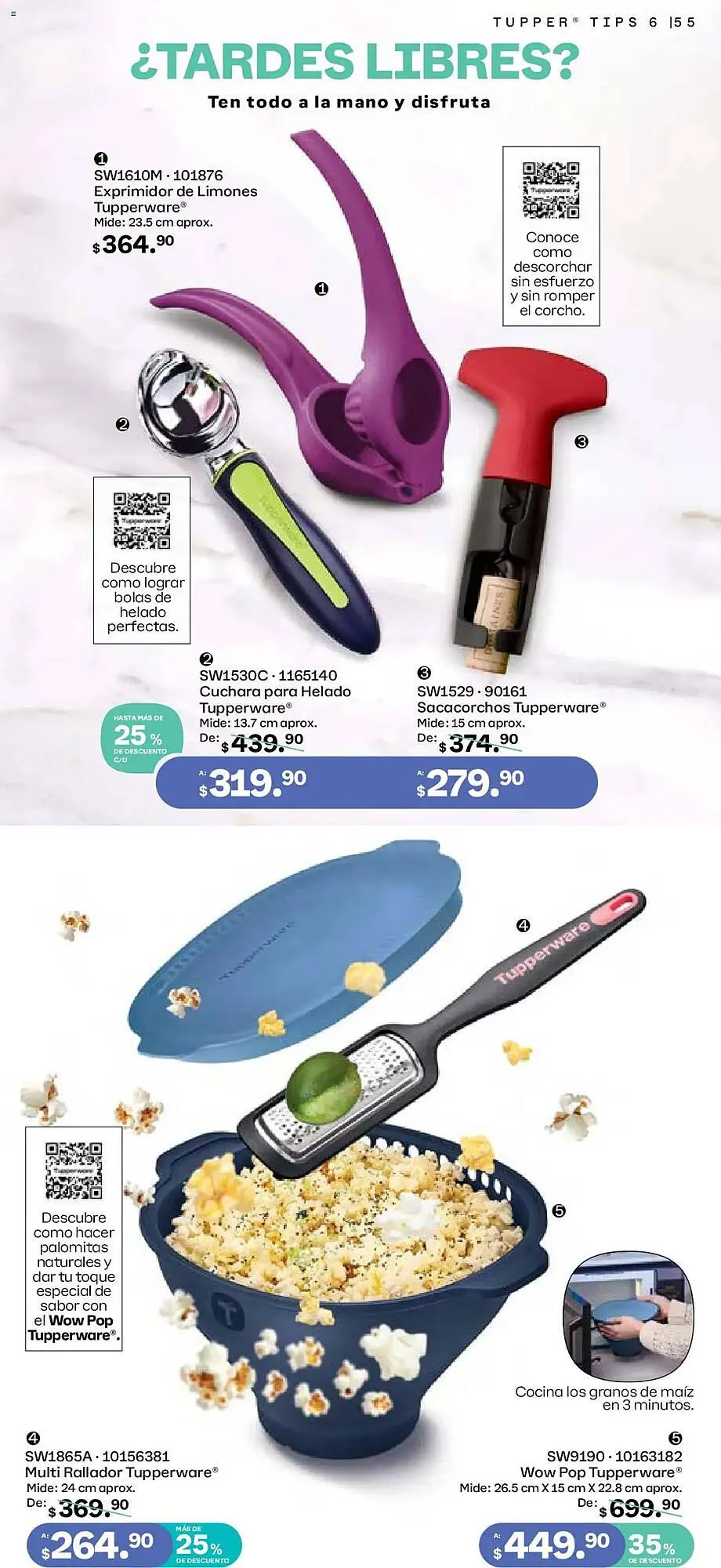 Catálogo de Catálogo Tupperware 19 de mayo al 16 de junio 2025 - Pagina 55