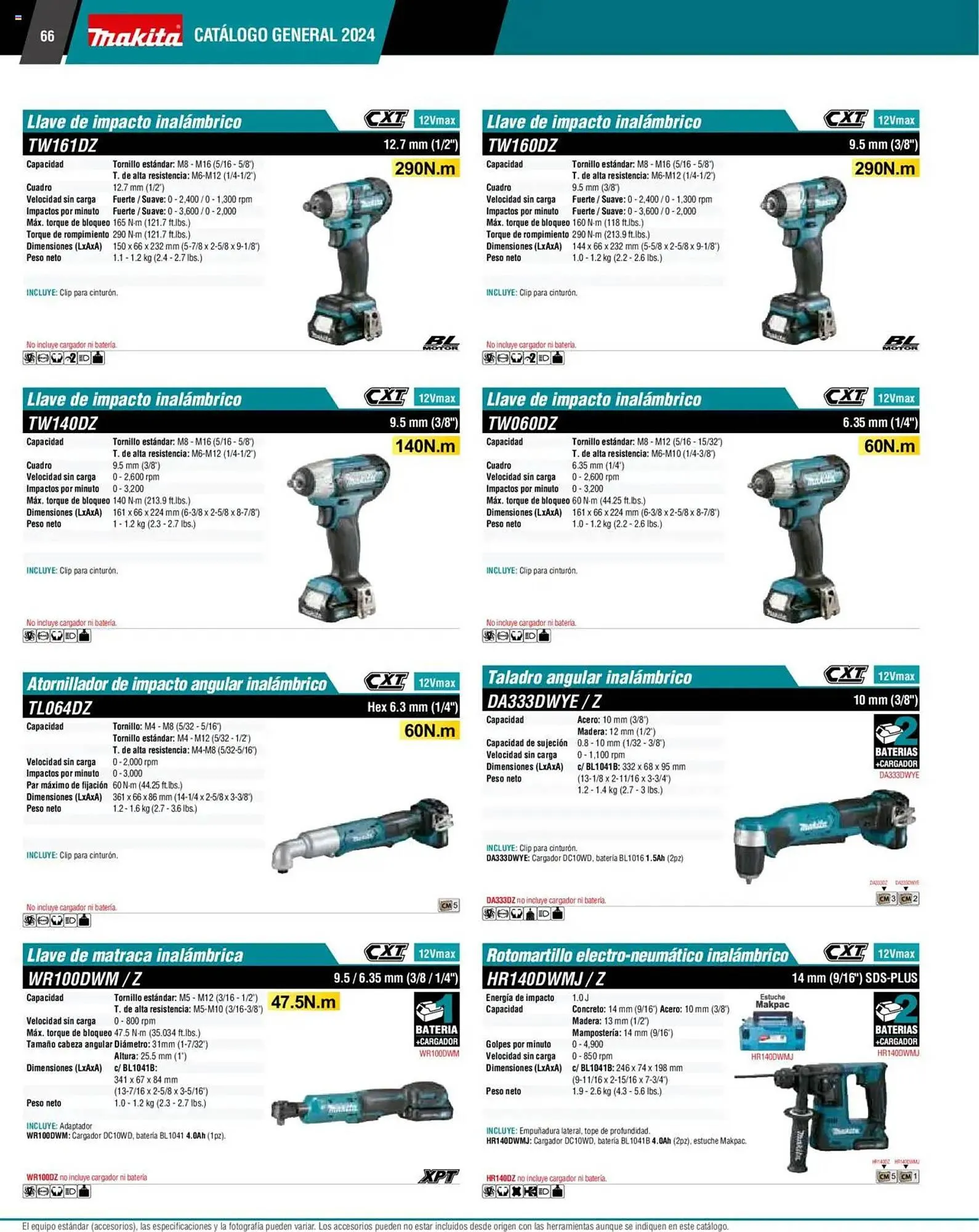 Catálogo de Catálogo Makita 4 de septiembre al 1 de julio 2026 - Pagina 66