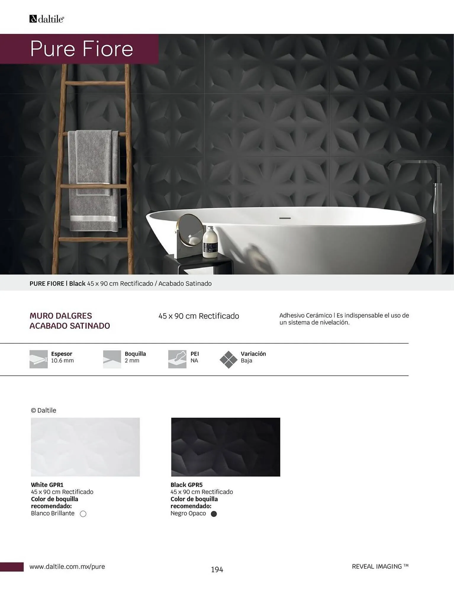Catálogo de Catálogo Daltile 1 de enero al 31 de diciembre 2024 - Pagina 194