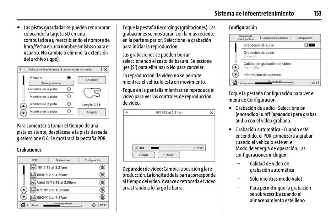 Catálogo de Chevrolet Corvette Stingray Manual del propietario 22 de enero al 31 de diciembre 2025 - Pagina 154