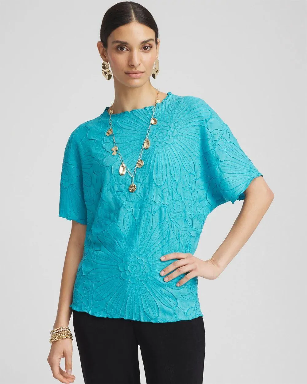Travelers ™ Collection Embossed Top