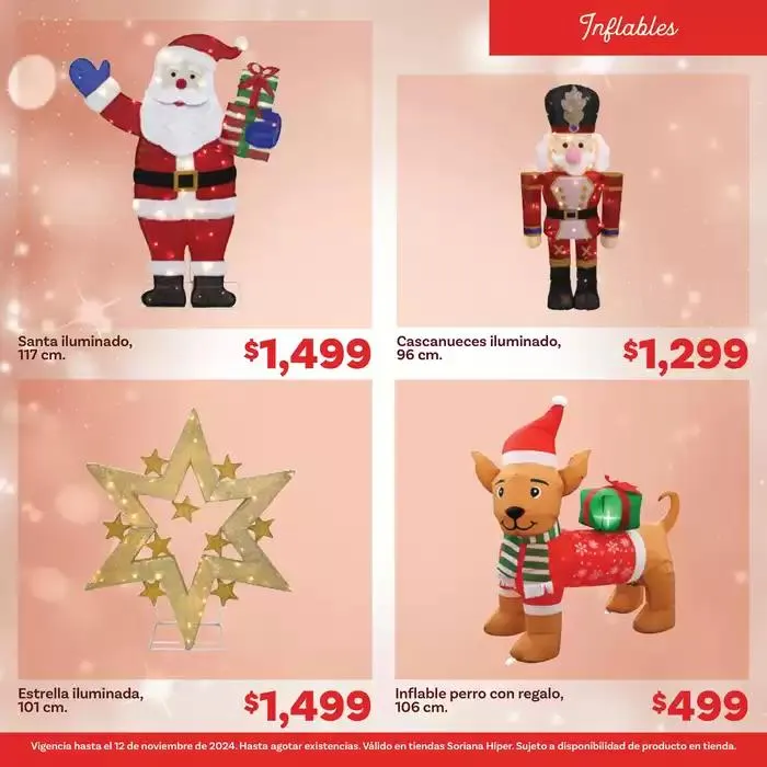 Catálogo de Especial Decoración Navideña Híper 2 de octubre al 12 de noviembre 2024 - Pagina 52