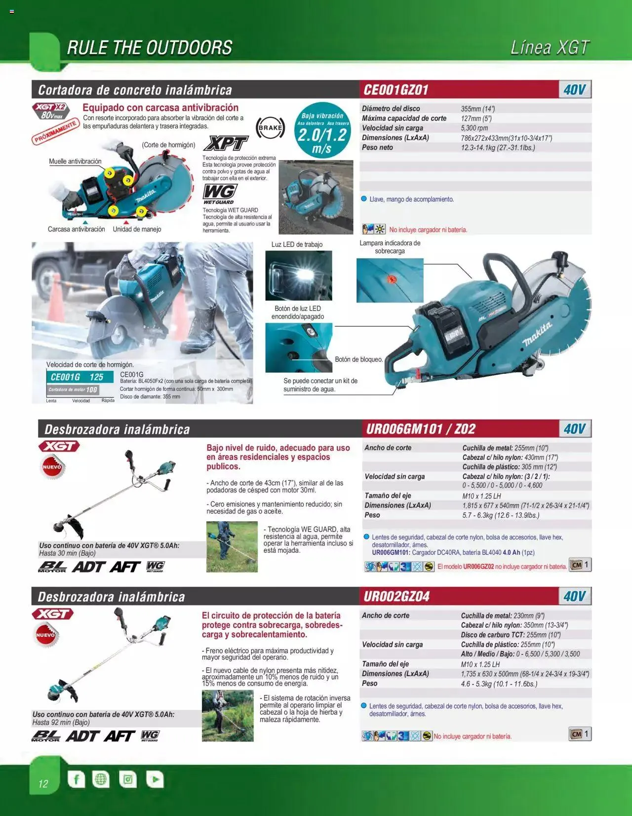 Catálogo de Makita catálogo OPE 16 de mayo al 31 de diciembre 2023 - Pagina 12