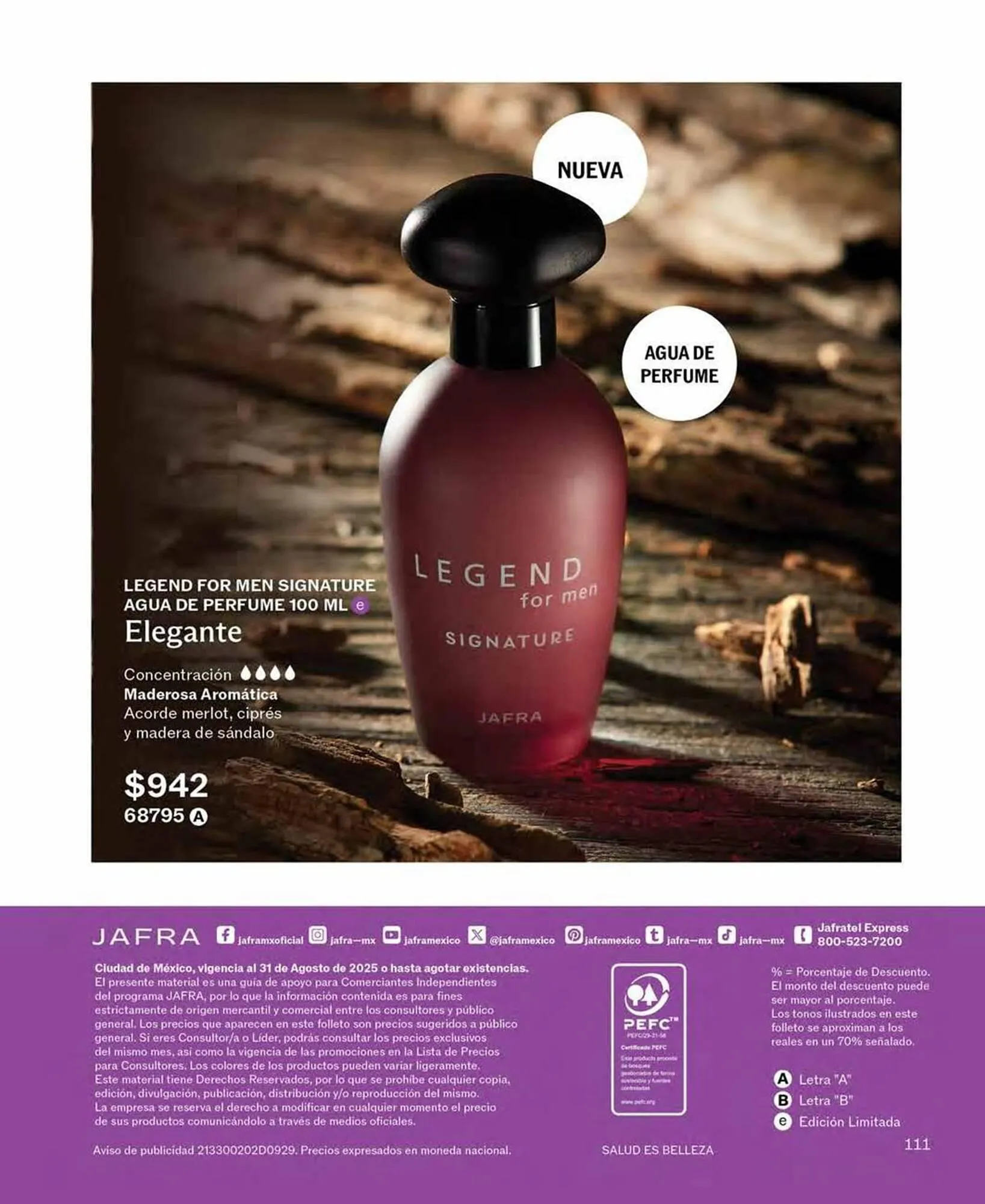 Catálogo de Catálogo Jafra 1 de agosto al 31 de agosto 2025 - Pagina 111