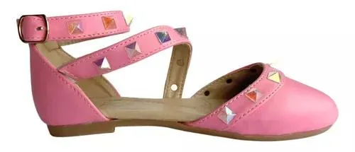 Zapatos Balerinas Niñas Barbie Estoperoles Colores Fareli