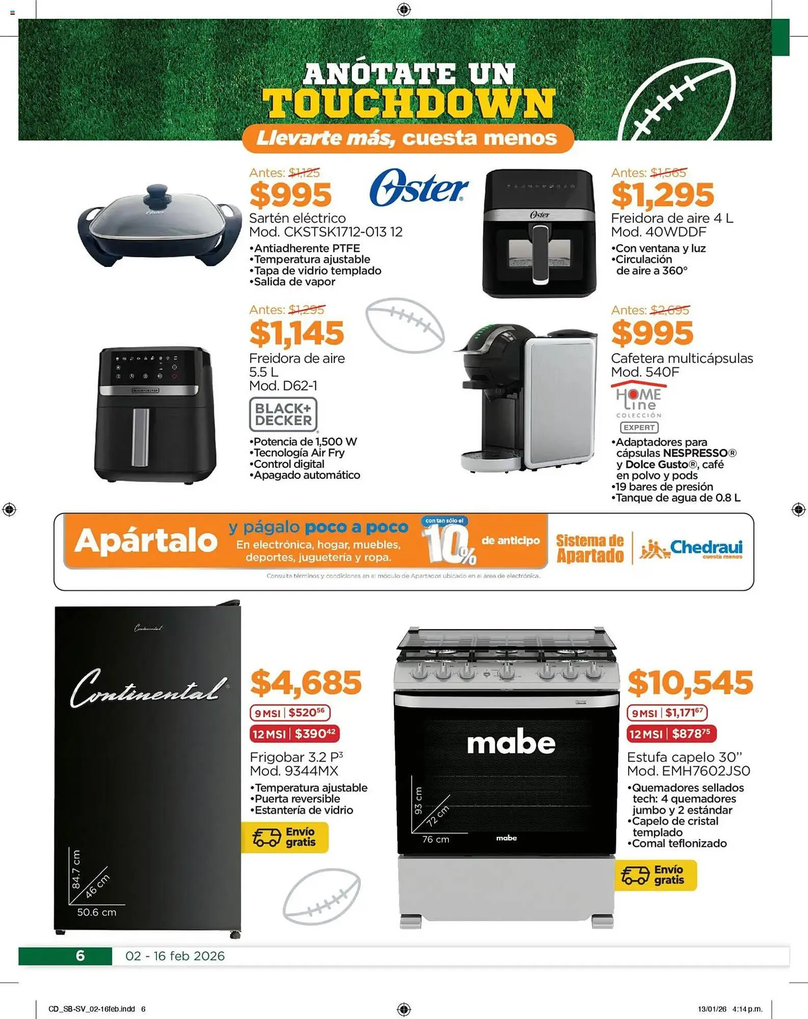 Catálogo de Folleto Chedraui 2 de febrero al 16 de febrero 2026 - Pagina 6