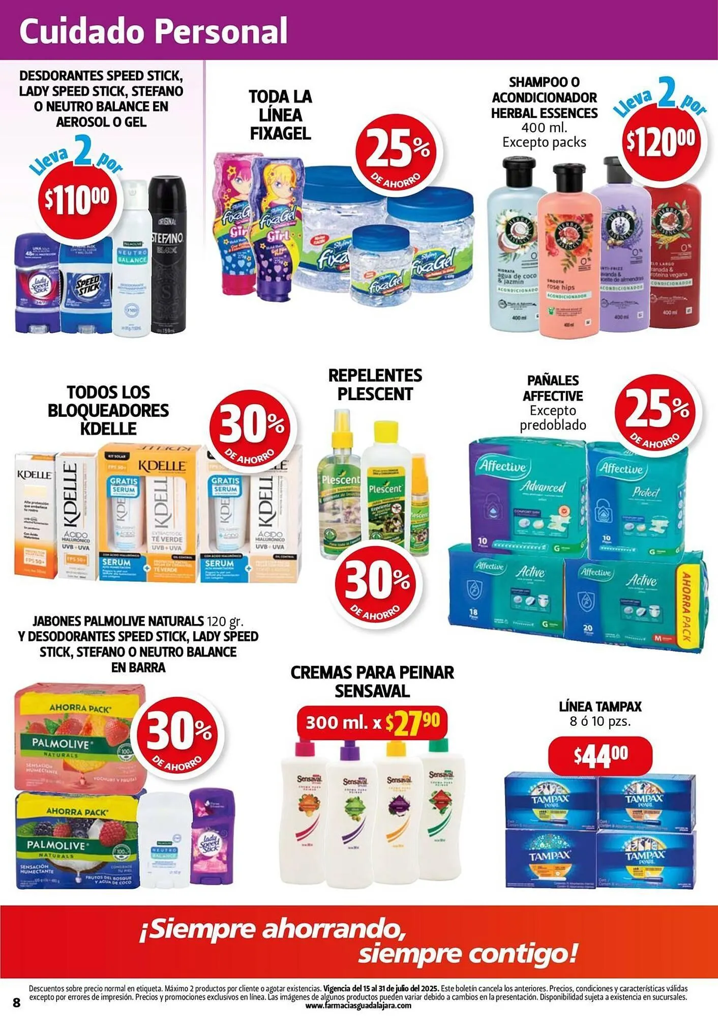 Catálogo de Catálogo Farmacias Guadalajara 15 de julio al 31 de julio 2025 - Pagina 8