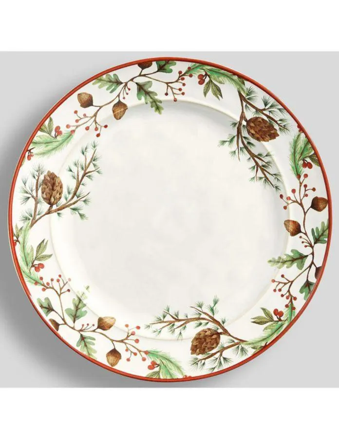 Set de 4 Platos Trinche Forest Gnome