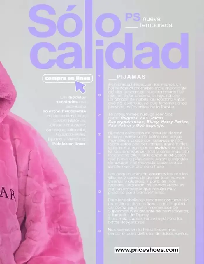 Catálogo de PIJAMAS | OTO-INV | 2024 | 1E 31 de octubre al 31 de enero 2025 - Pagina 3
