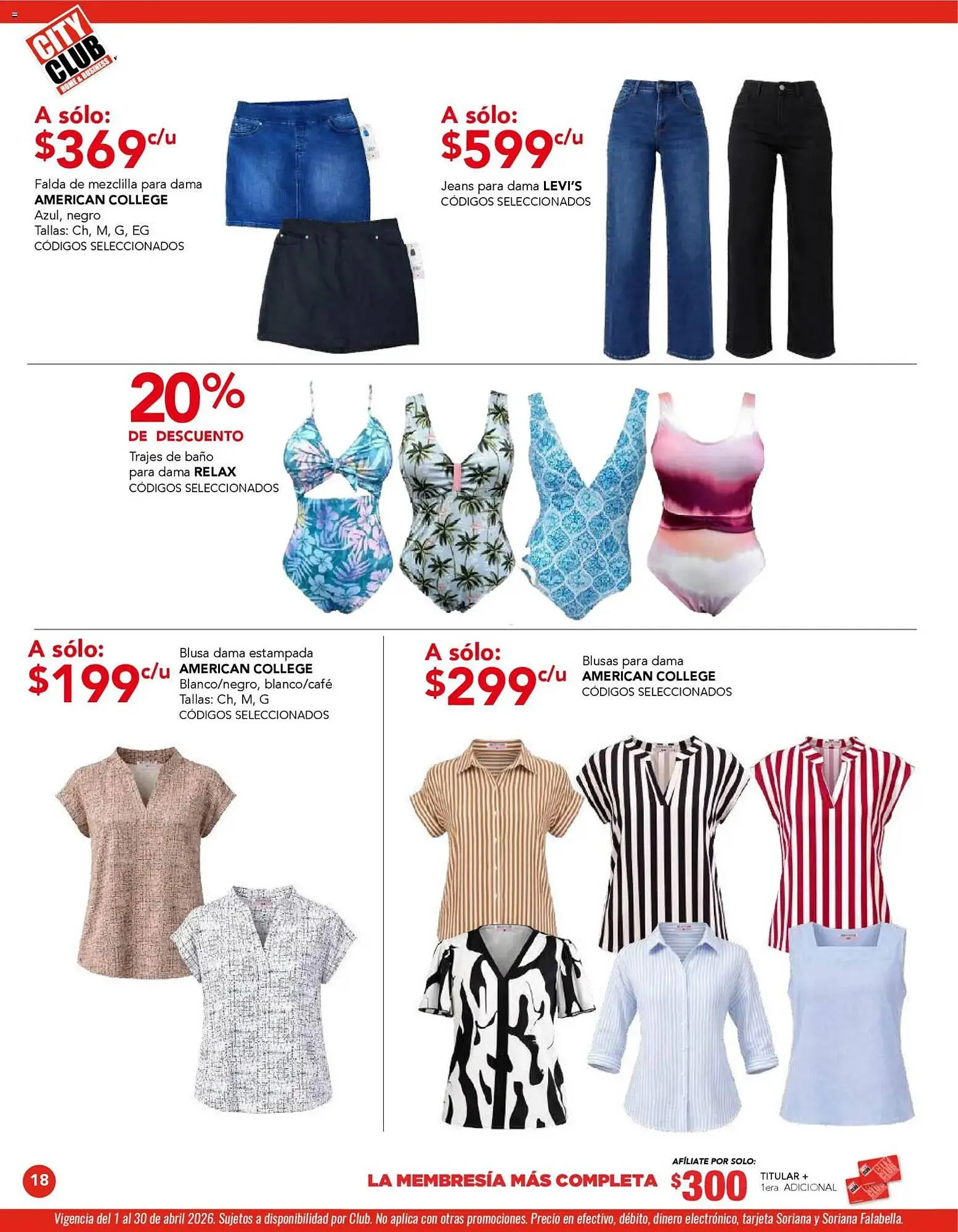 Catálogo de Catálogo City Club 1 de abril al 1 de mayo 2026 - Pagina 18