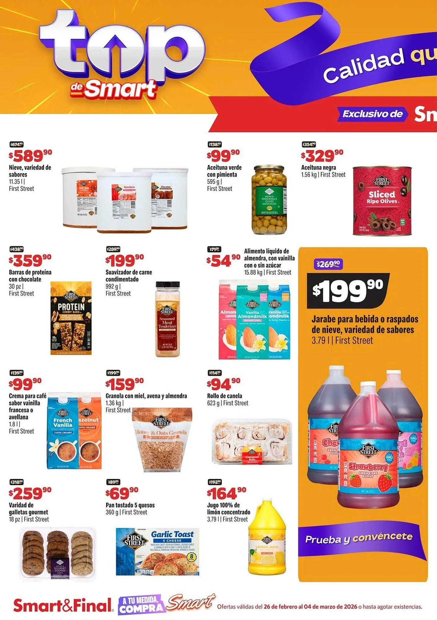 Catálogo de Catálogo Smart & Final 26 de febrero al 4 de marzo 2026 - Pagina 4