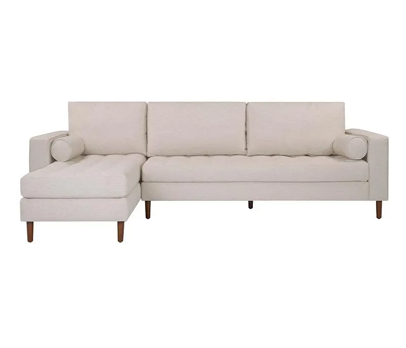 Sala esquinera izquierda 4 cuerpos Landero - Beige