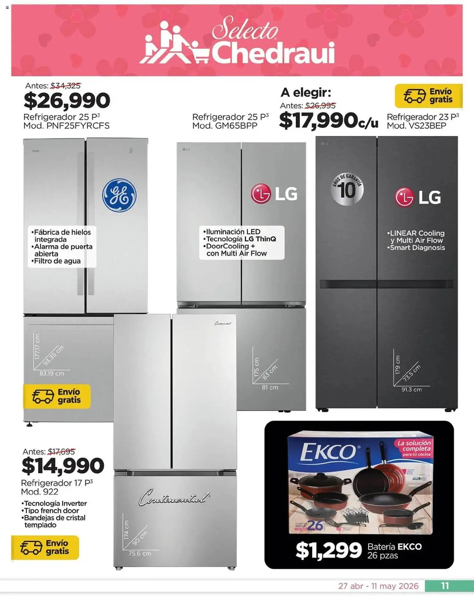 Catálogo de Folleto Chedraui 27 de abril al 12 de mayo 2026 - Pagina 11