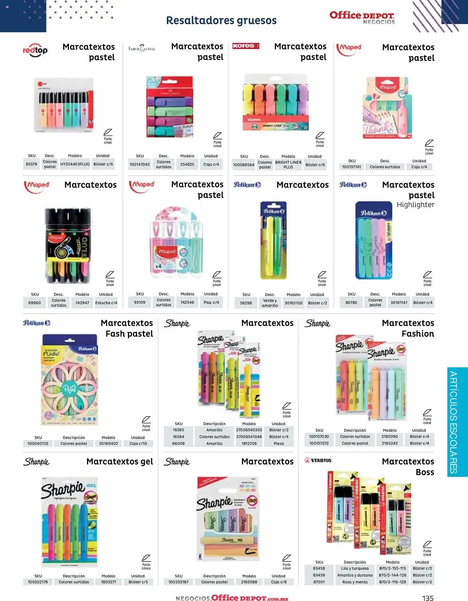 Catálogo de Catálogo Office Depot 12 de enero al 1 de enero 2027 - Pagina 137