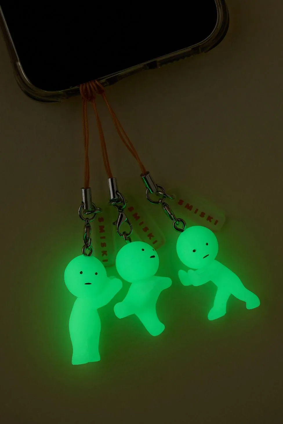 Smiski® Glow-In-The-Dark Strap Accessory Blind Box Lanyard Keychain