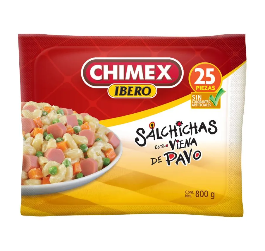 Salchicha Viena Iberomex 800Grs