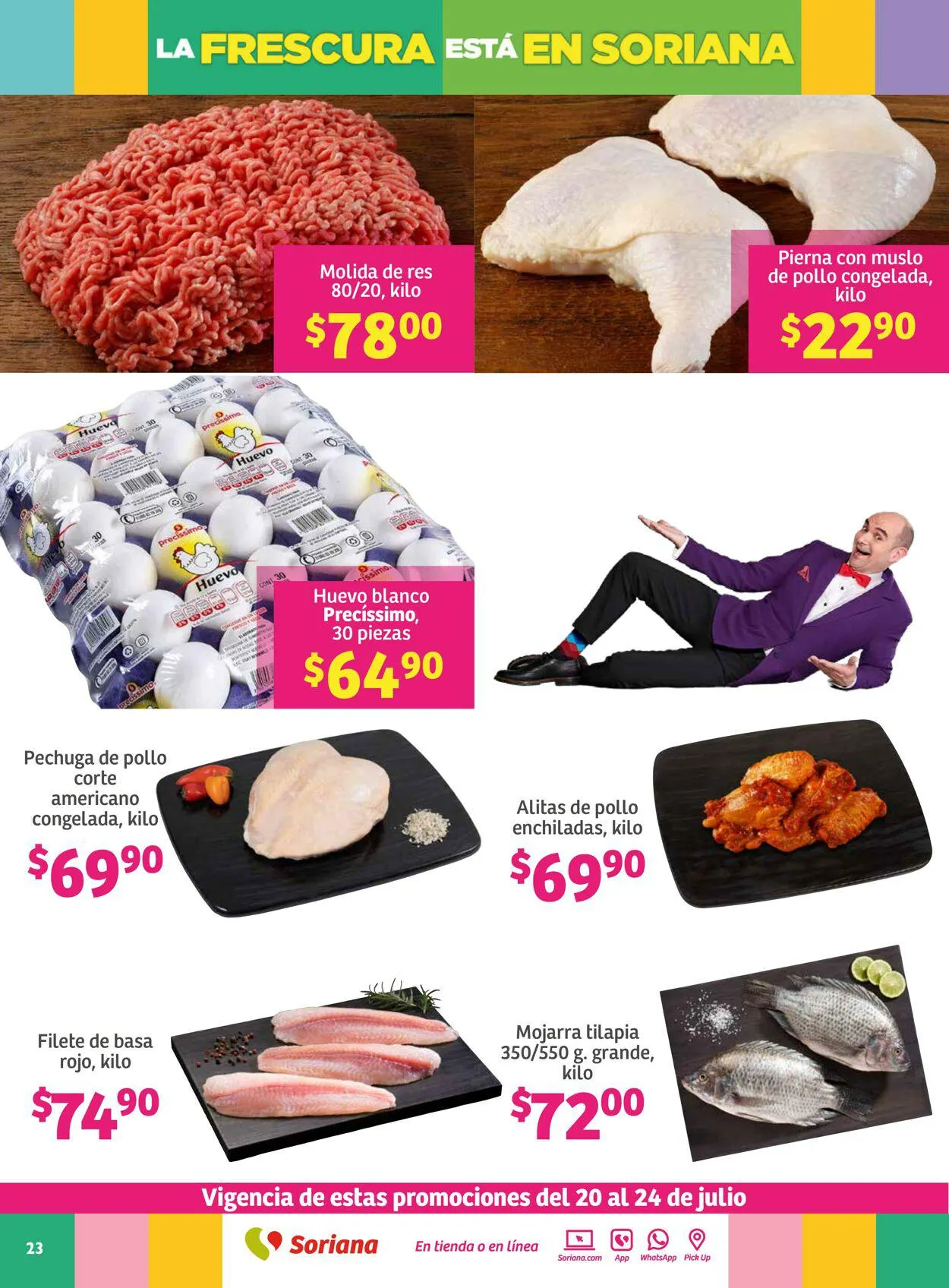Catálogo de Soriana - Folleto Julio Regalado Mercado Nacional Oferta actual 20 de julio al 27 de julio 2023 - Pagina 23