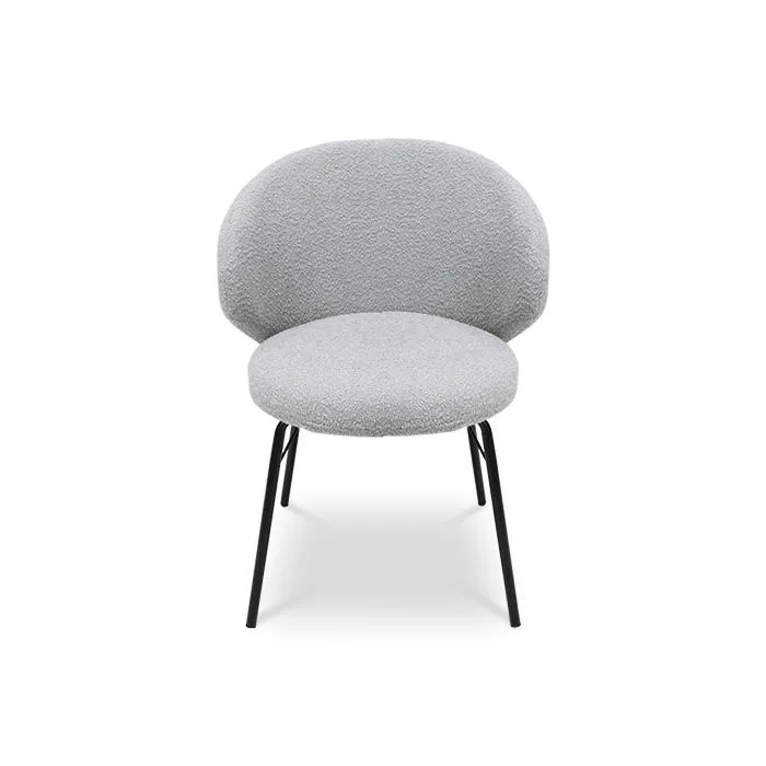 Silla Tela Gris Claro/negro Kurik