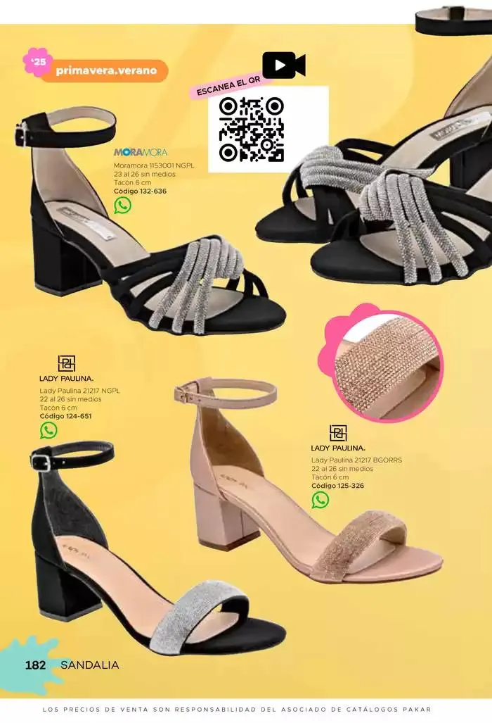 Catálogo de Pakar Sandalia 31 de enero al 31 de mayo 2025 - Pagina 182
