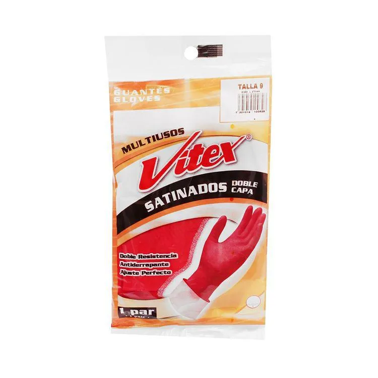Guante Vitex Multiusos Rojo #9 Par - Vitex - 1 pieza