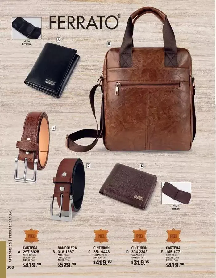 Catálogo de ANDREA - ACCESORIOS CABALLERO 26 de agosto al 25 de enero 2025 - Pagina 25