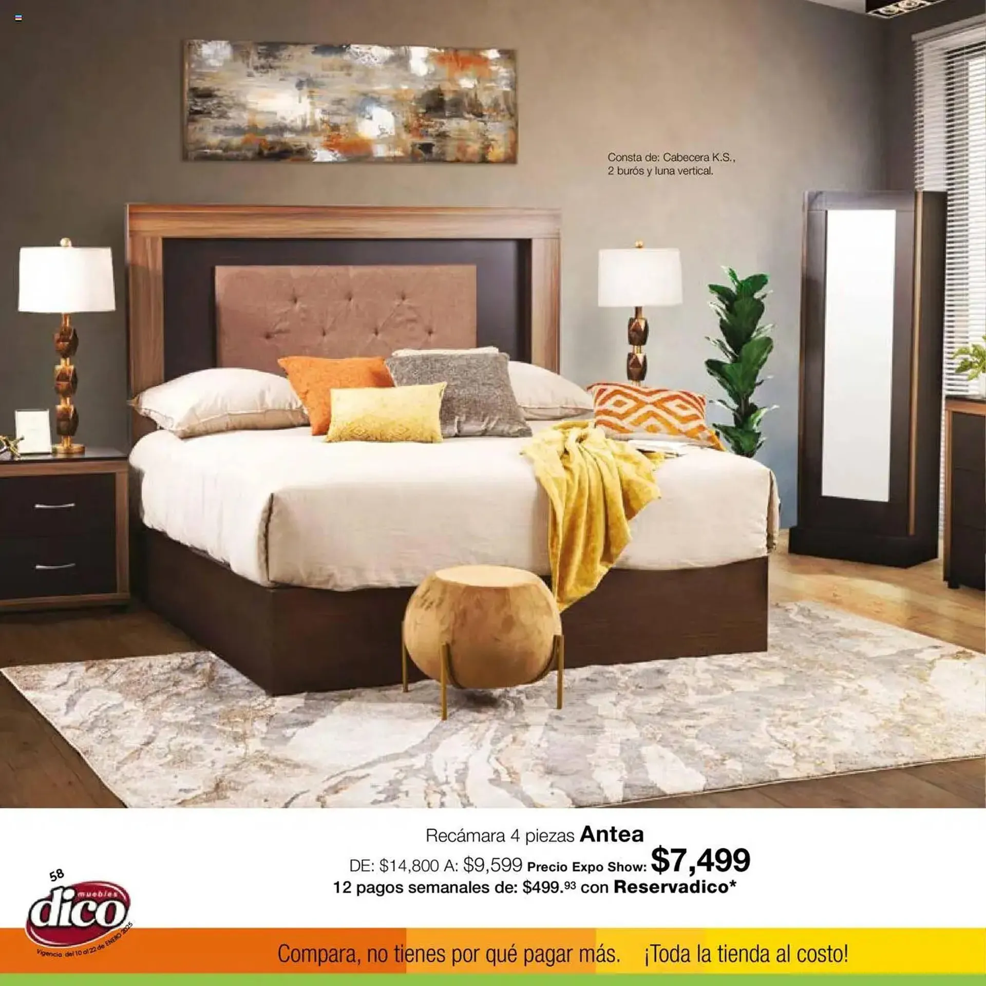 Catálogo de Catálogo Muebles Dico 10 de enero al 22 de enero 2025 - Pagina 58