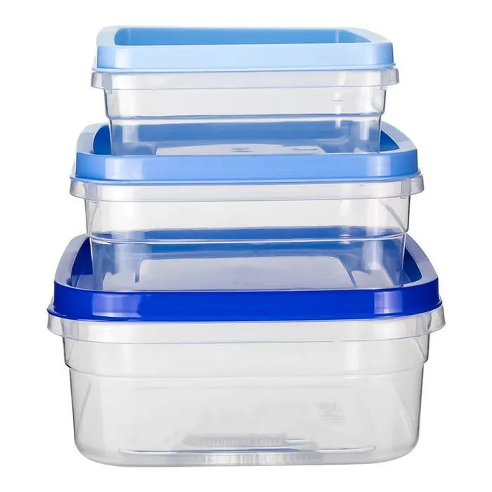 Juego de contenedores de plástico 3 piezas 200-9133-60 Home Sweet Home