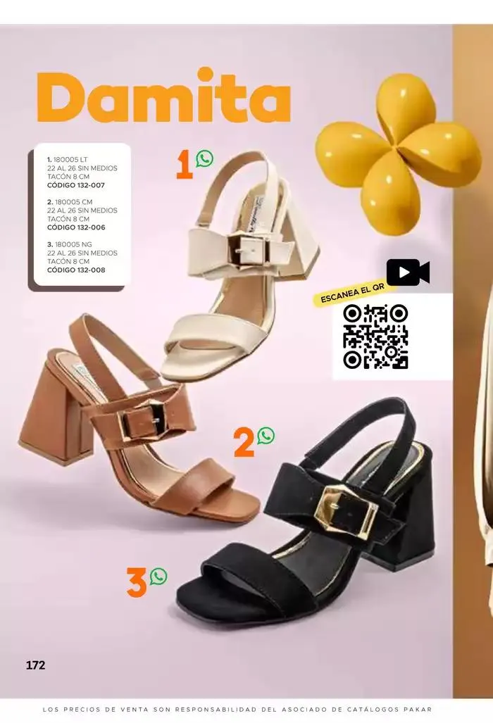 Catálogo de Pakar Sandalia 31 de enero al 31 de mayo 2025 - Pagina 172