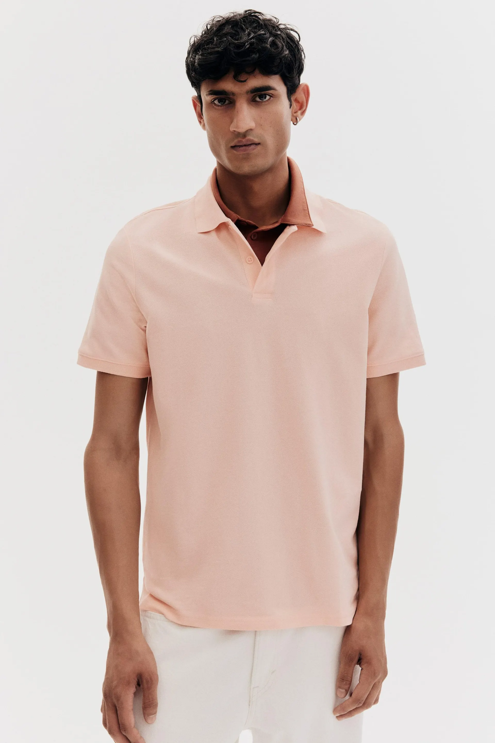 Playera Polo Regular Fit en Piqué